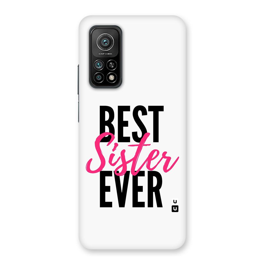 Best Sister Ever Back Case for Mi 10T 5G