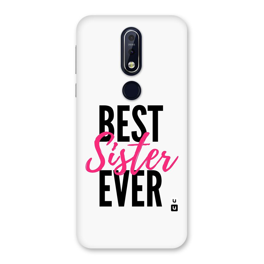 Best Sister Ever Back Case for Nokia 7.1