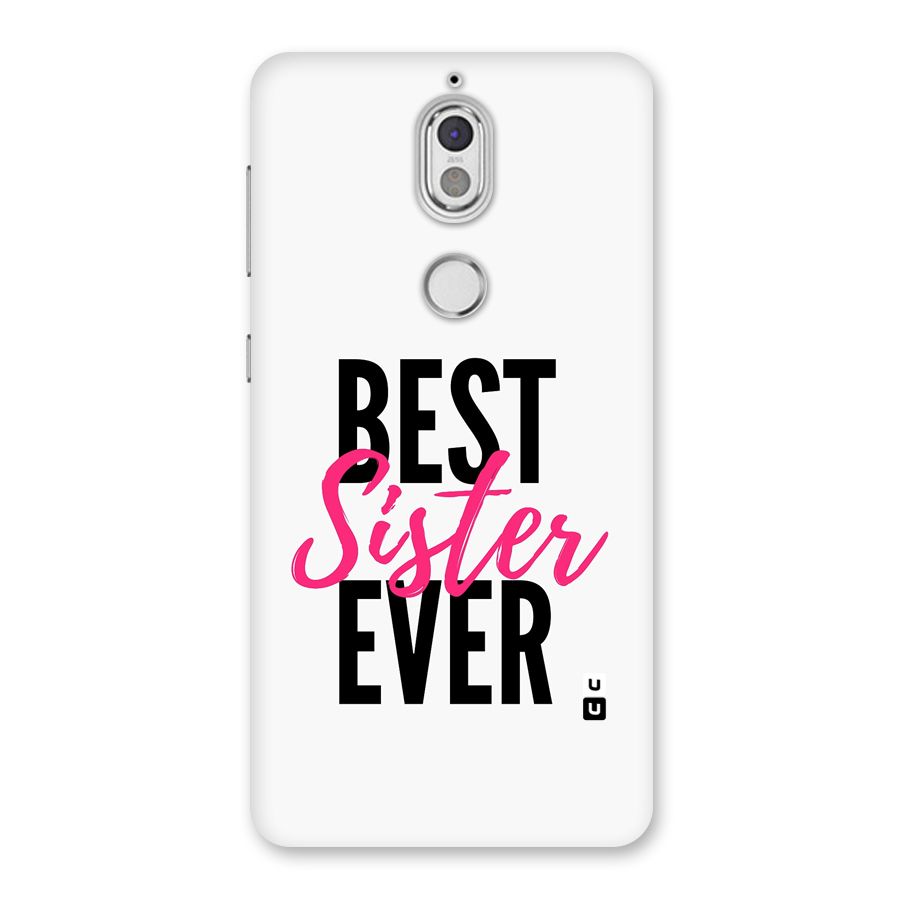 Best Sister Ever Back Case for Nokia 7