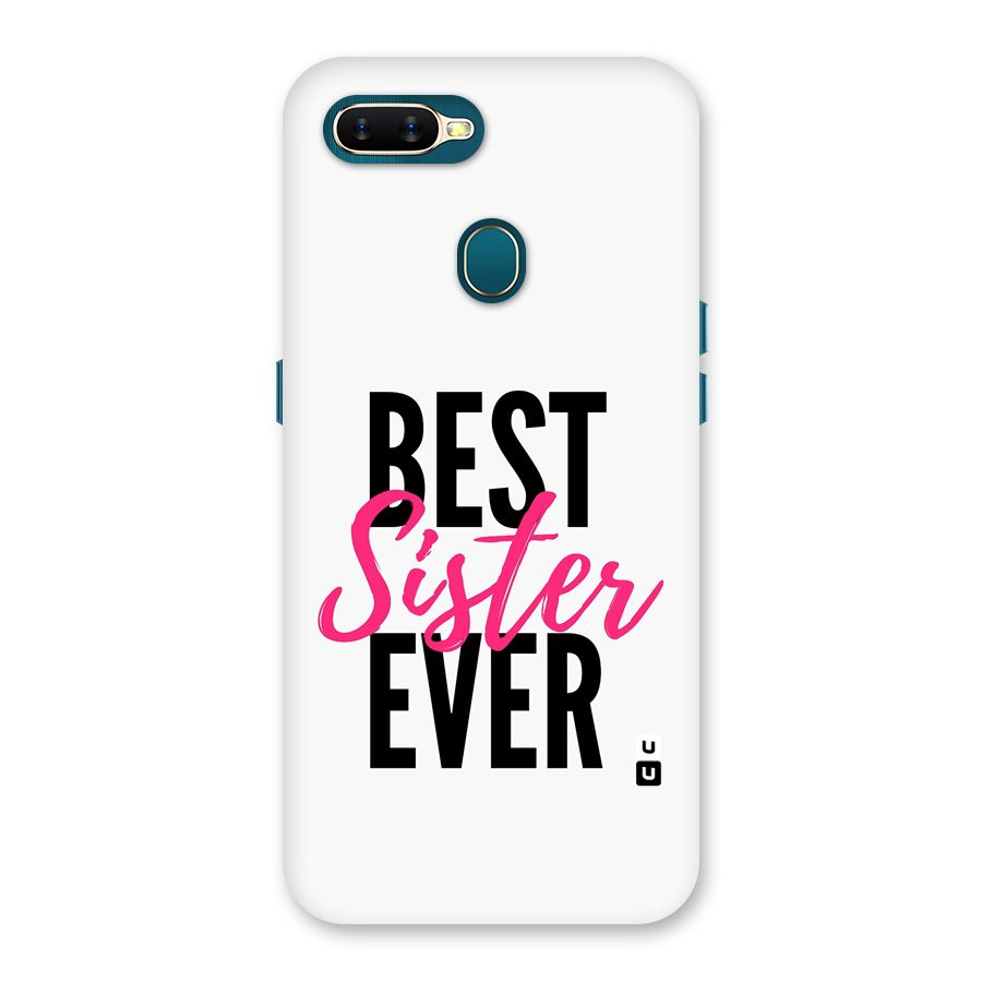 Best Sister Ever Back Case for Oppo A12s
