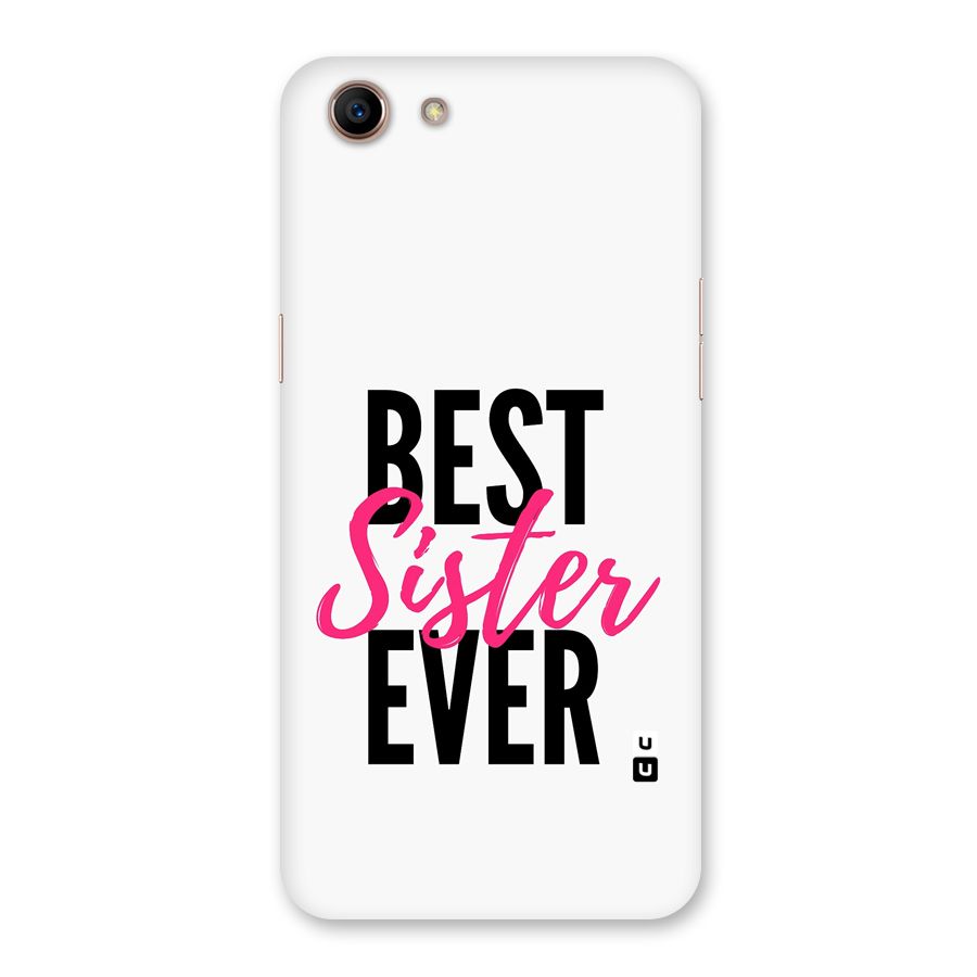 Best Sister Ever Back Case for Oppo A83 (2018)