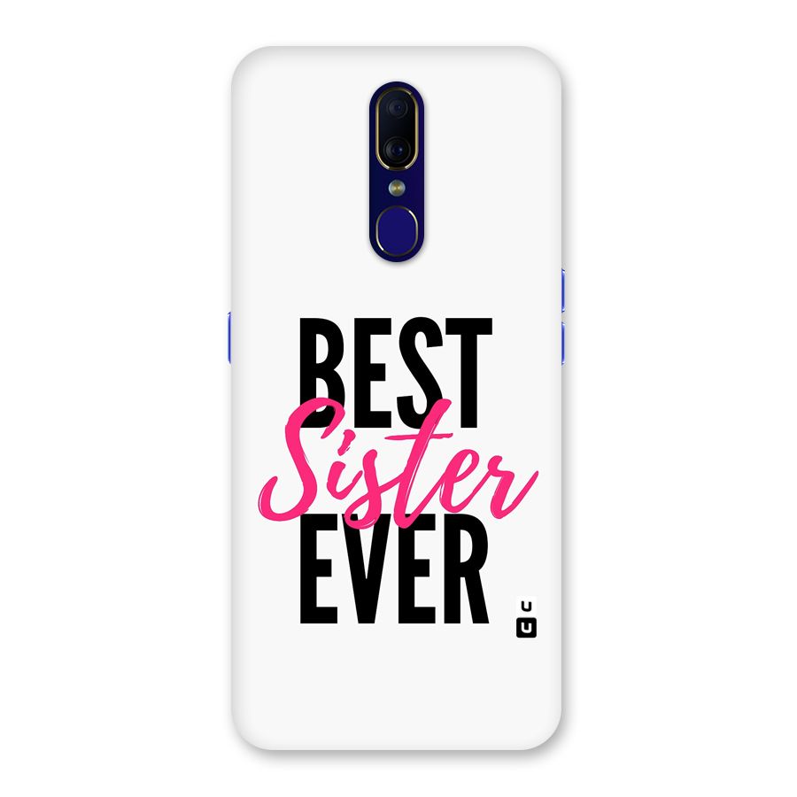 Best Sister Ever Back Case for Oppo A9