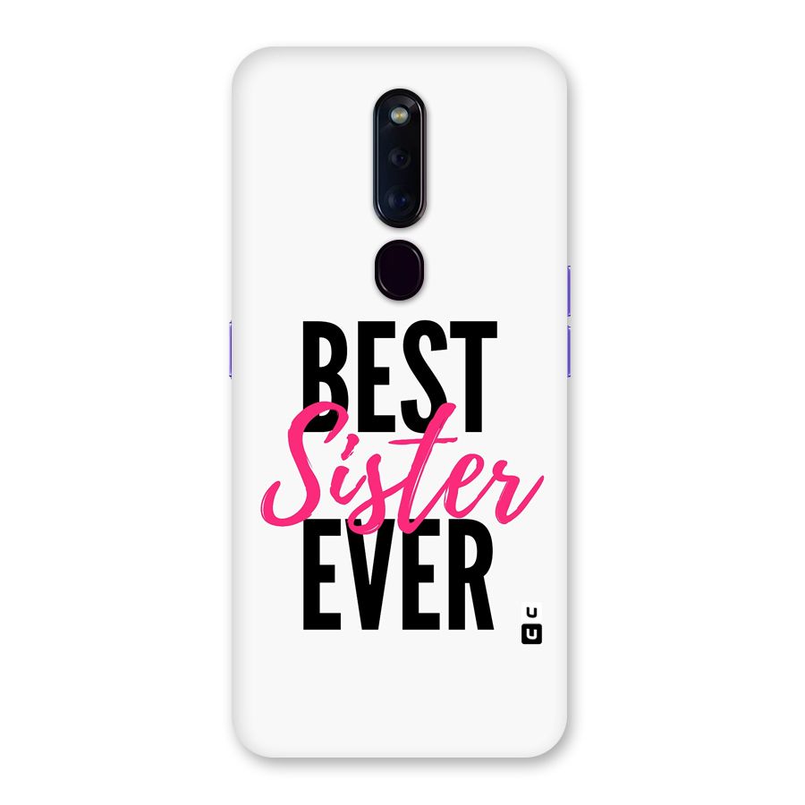 Best Sister Ever Back Case for Oppo F11 Pro