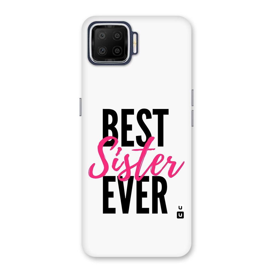 Best Sister Ever Back Case for Oppo F17