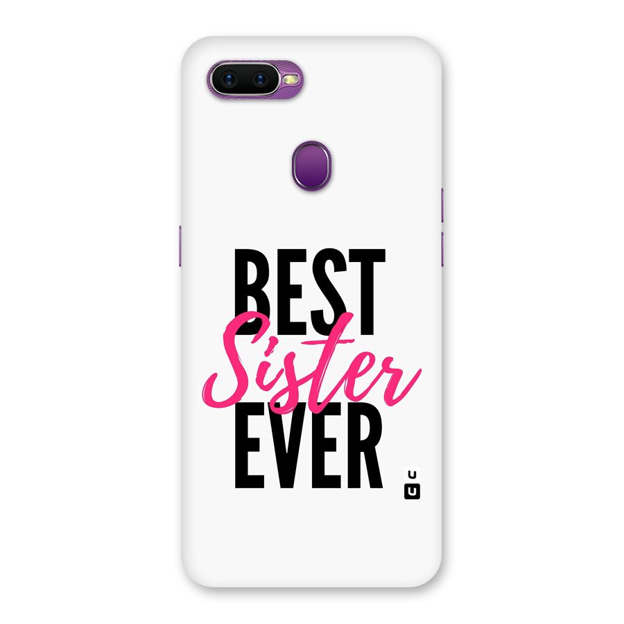 Best Sister Ever Back Case for Oppo F9