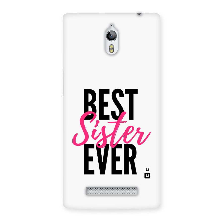 Best Sister Ever Back Case for Oppo Find 7