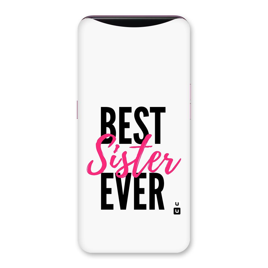 Best Sister Ever Back Case for Oppo Find X
