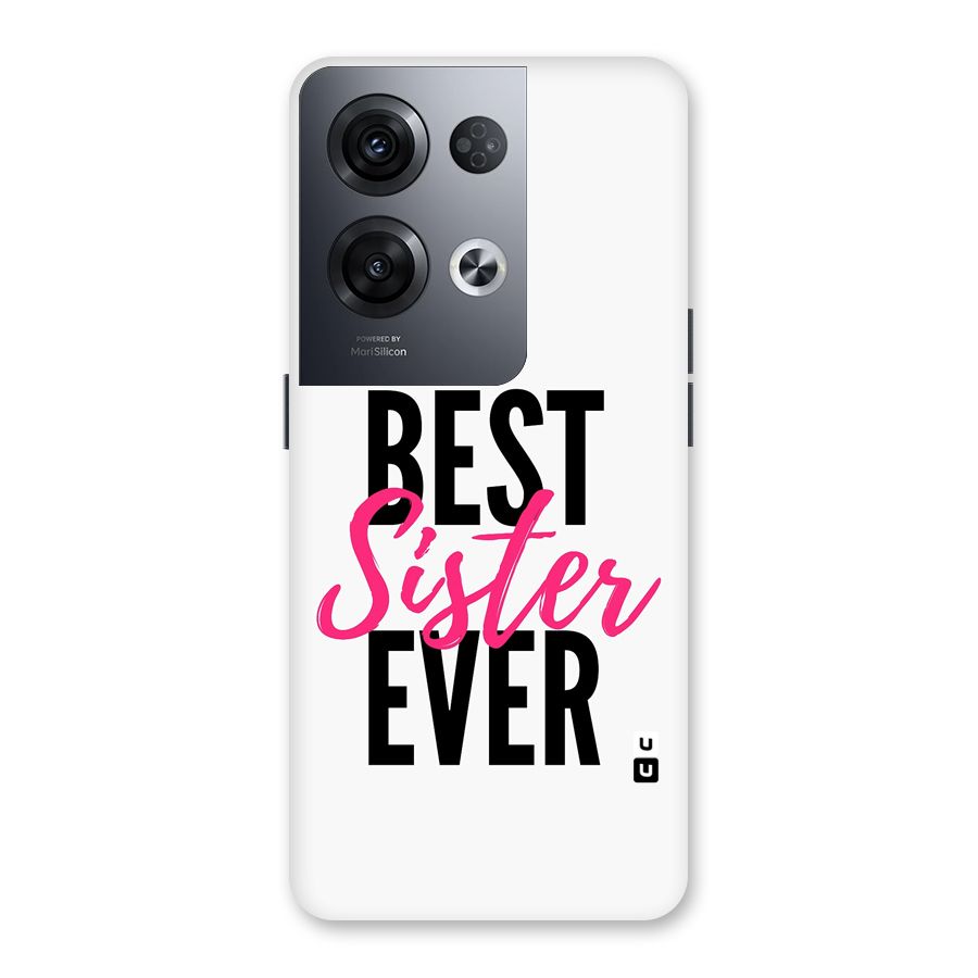 Best Sister Ever Back Case for Oppo Reno8 Pro 5G