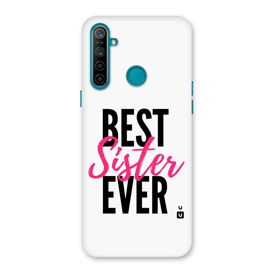 Best Sister Ever Back Case for Realme 5i