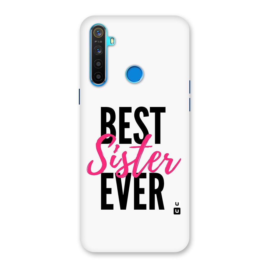 Best Sister Ever Back Case for Realme 5s