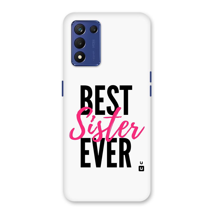 Best Sister Ever Glass Back Case for Realme 9 5G Speed