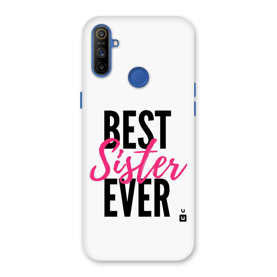 Best Sister Ever Back Case for Realme Narzo 10A