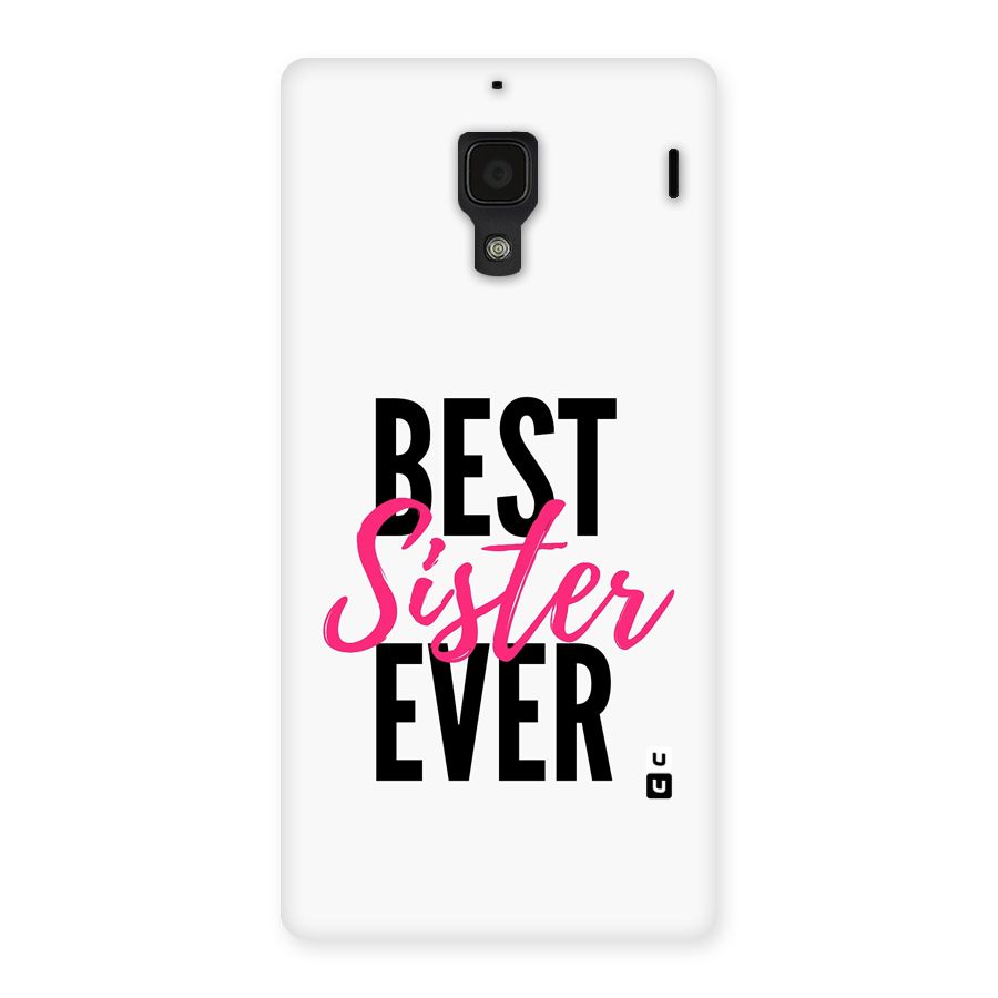Best Sister Ever Back Case for Redmi 1s