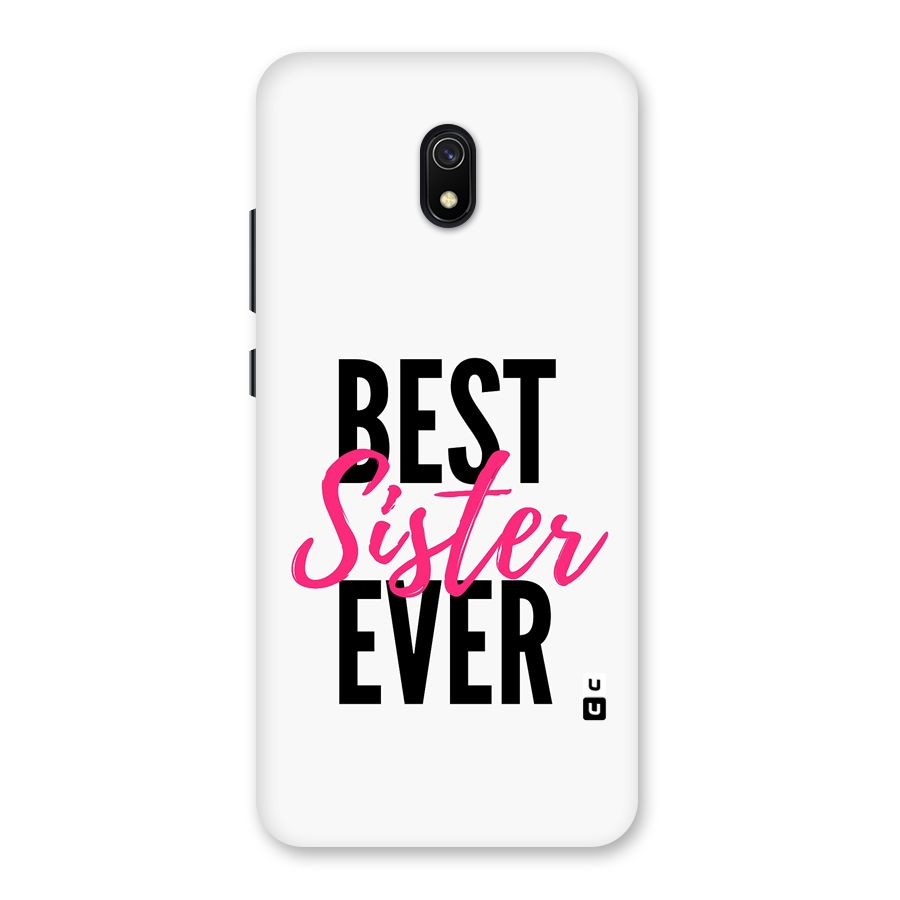 Best Sister Ever Back Case for Redmi 8A