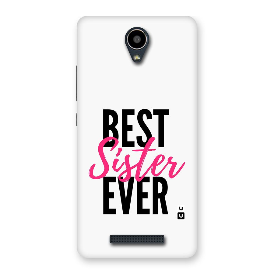 Best Sister Ever Back Case for Redmi Note 2