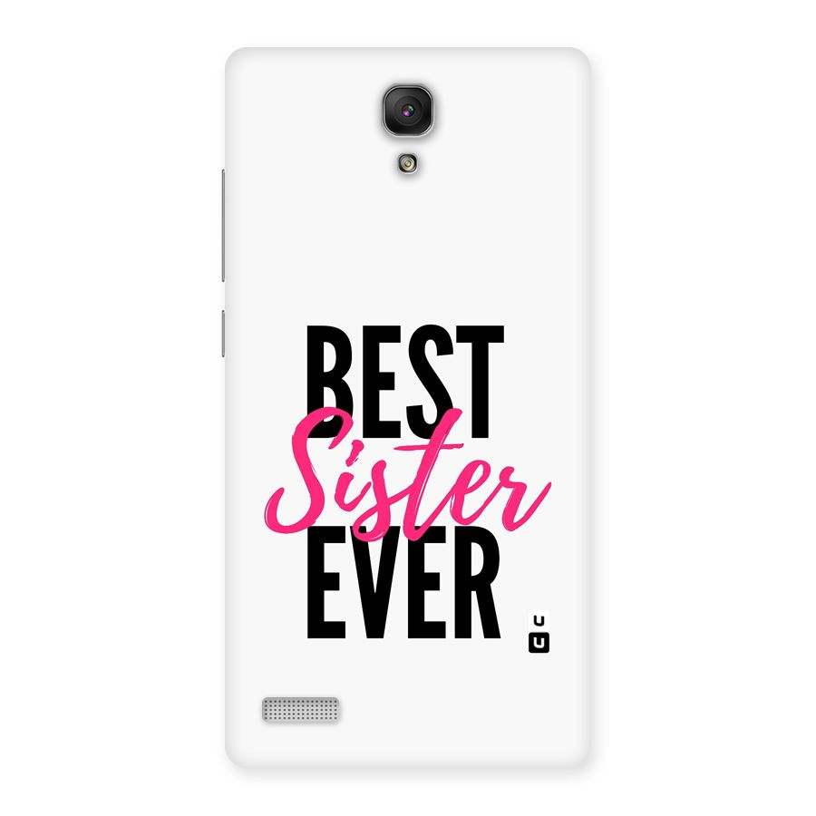 Best Sister Ever Back Case for Redmi Note Prime