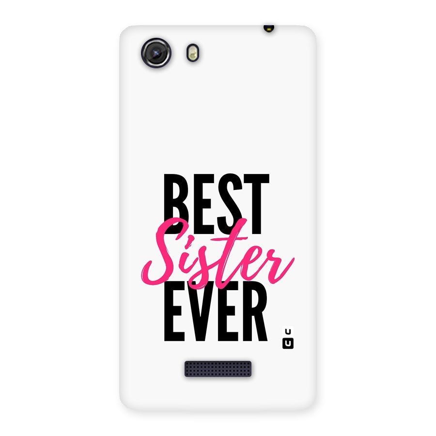 Best Sister Ever Back Case for Unite 3
