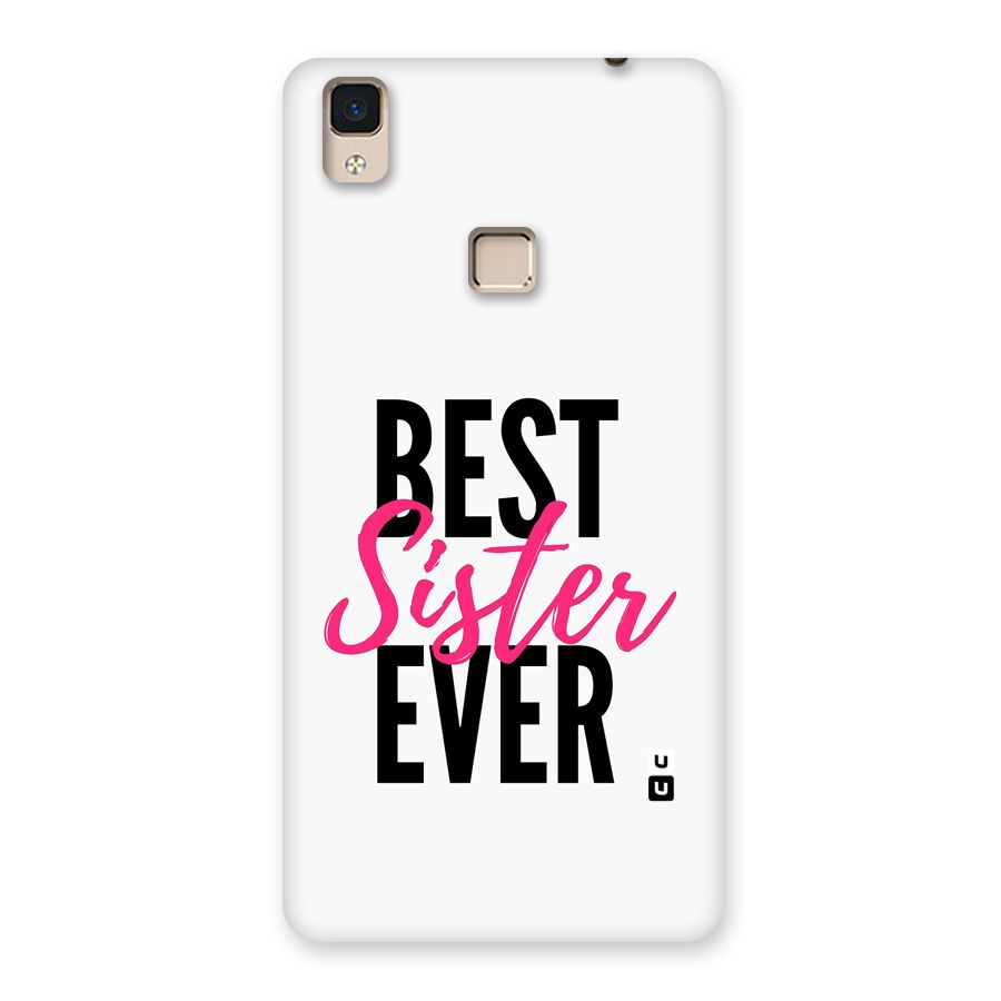 Best Sister Ever Back Case for V3 Max