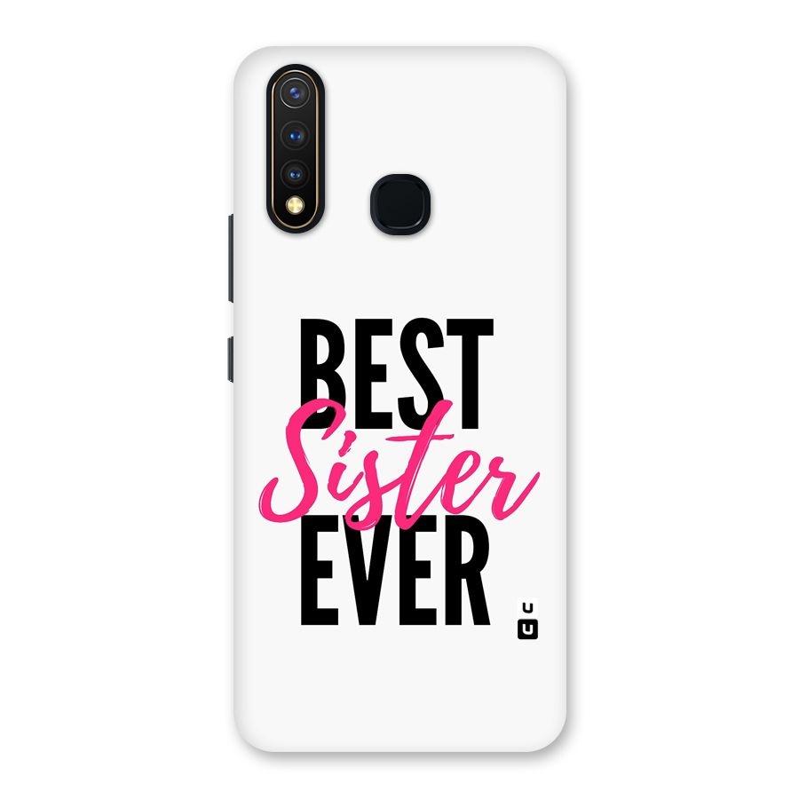 Best Sister Ever Back Case for Vivo U20