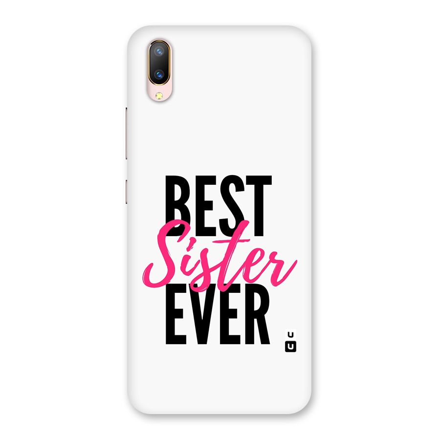Best Sister Ever Back Case for Vivo V11 Pro