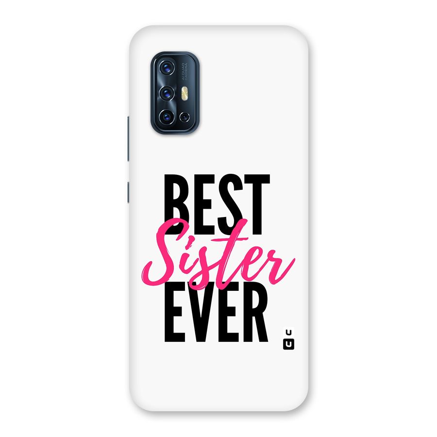 Best Sister Ever Back Case for Vivo V17