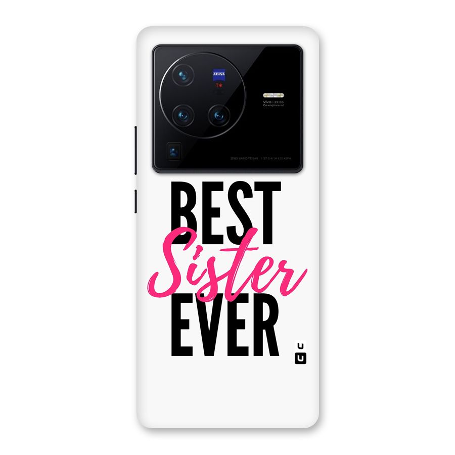 Best Sister Ever Back Case for Vivo X80 Pro
