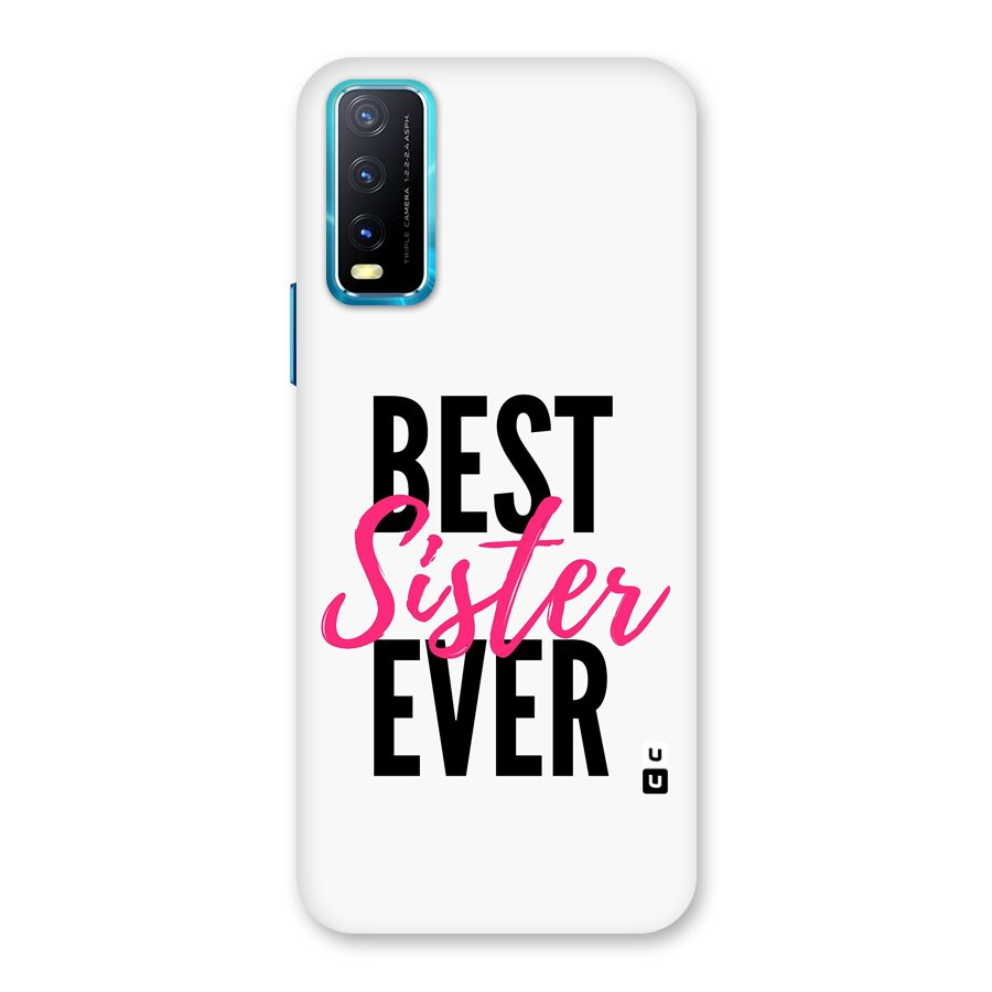 Best Sister Ever Back Case for Vivo Y20