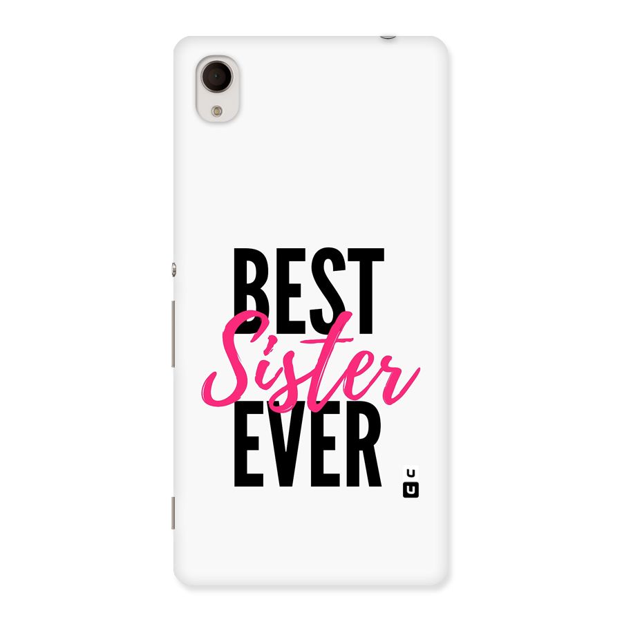 Best Sister Ever Back Case for Xperia M4