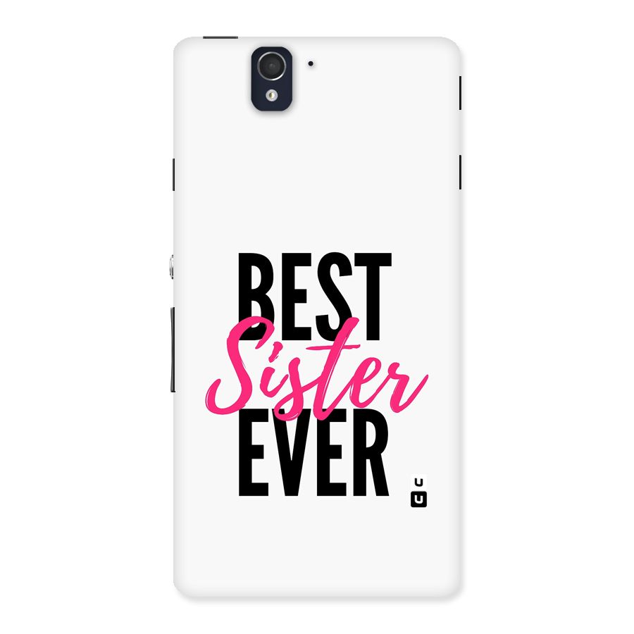Best Sister Ever Back Case for Xperia Z
