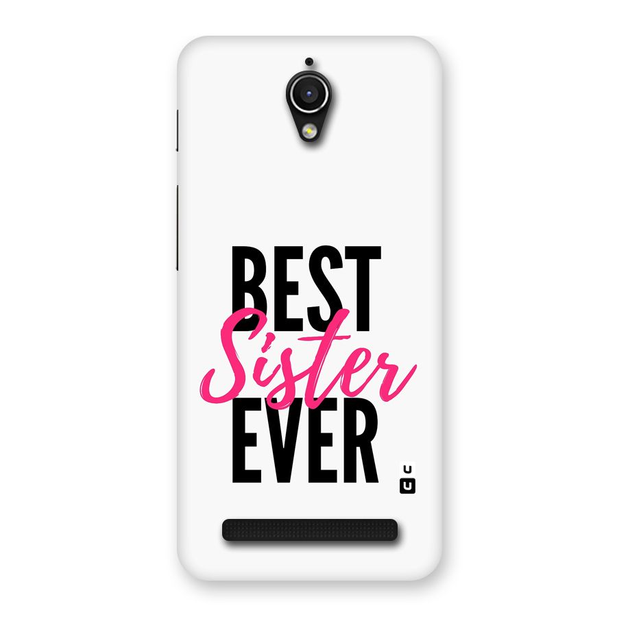 Best Sister Ever Back Case for Zenfone Go