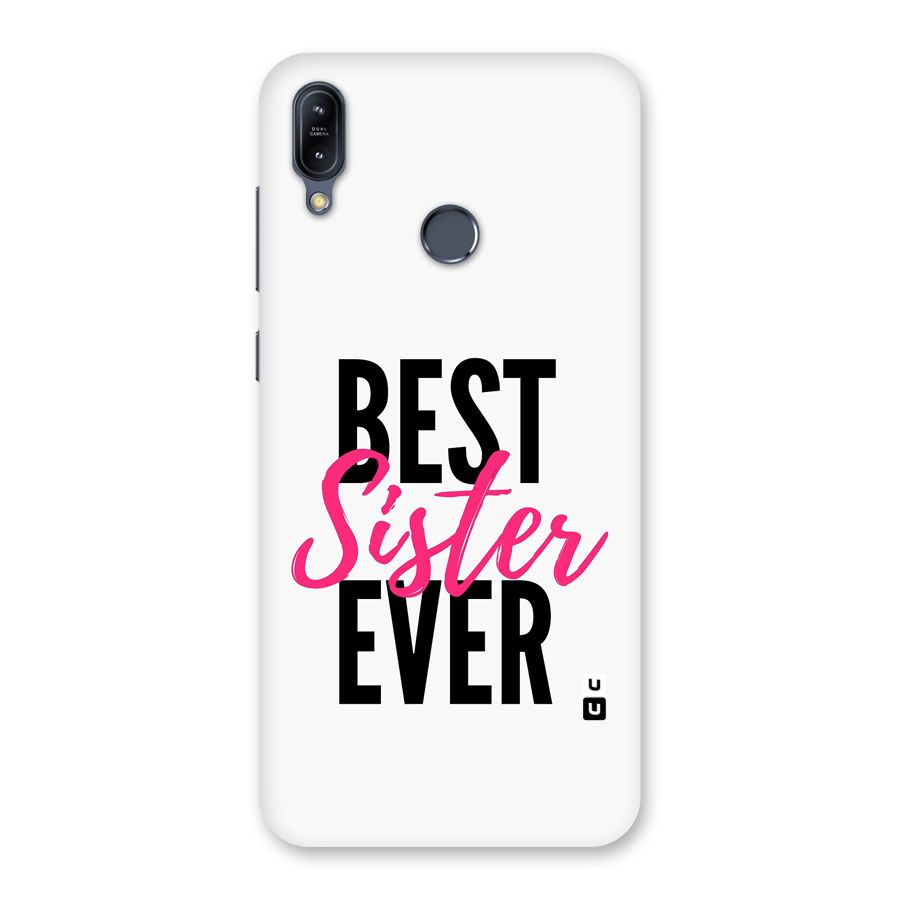 Best Sister Ever Back Case for Zenfone Max M2