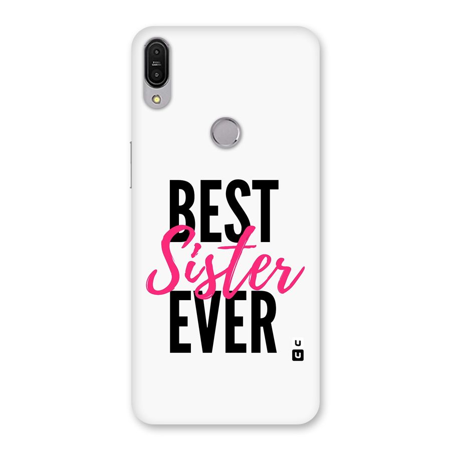 Best Sister Ever Back Case for Zenfone Max Pro M1