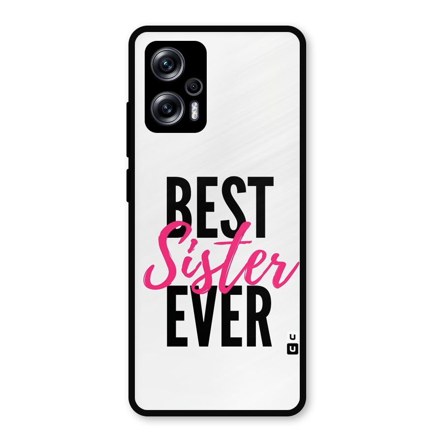 Best Sister Ever Metal Back Case for Redmi K50i