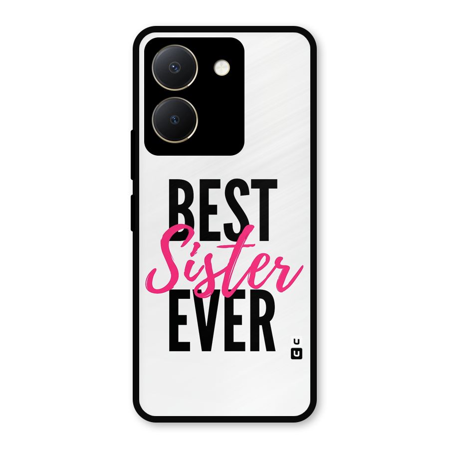 Best Sister Ever Metal Back Case for Vivo Y36