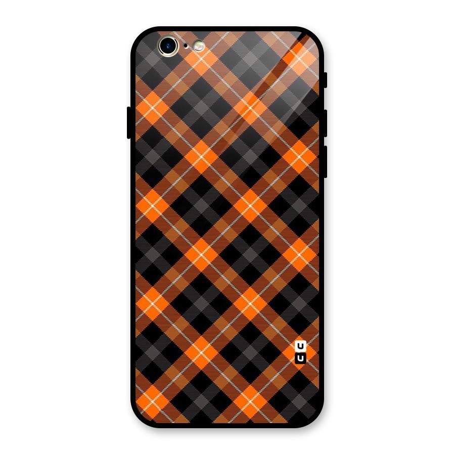 Best Textile Pattern Glass Back Case for iPhone 6 6S