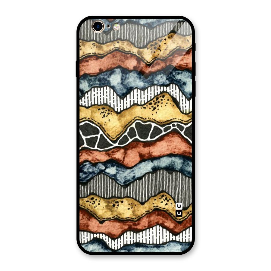 Best Texture Pattern Glass Back Case for iPhone 6 Plus 6S Plus