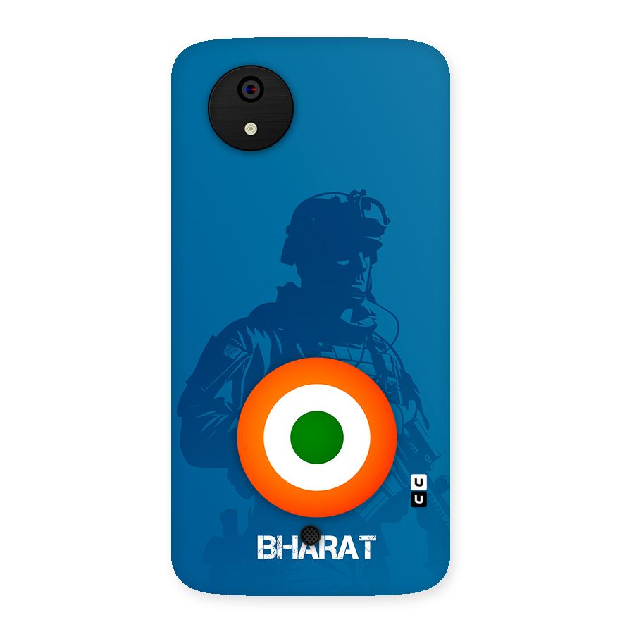 Bharat Commando Back Case for Canvas A1  AQ4501