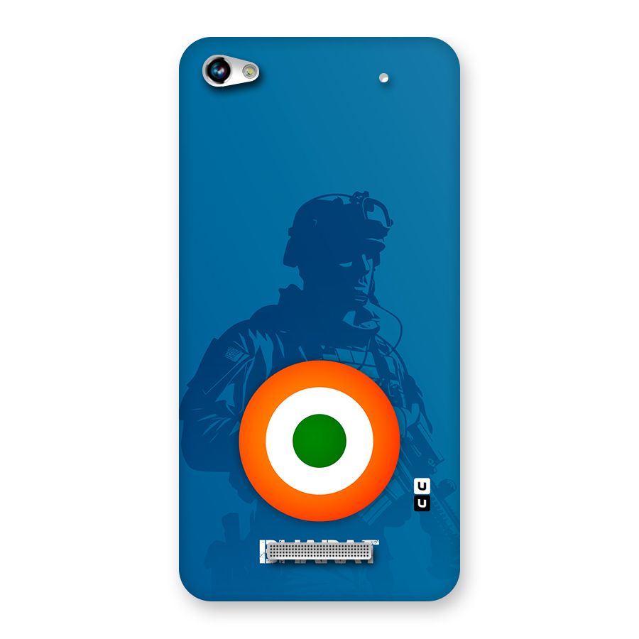 Bharat Commando Back Case for Canvas Hue 2 A316