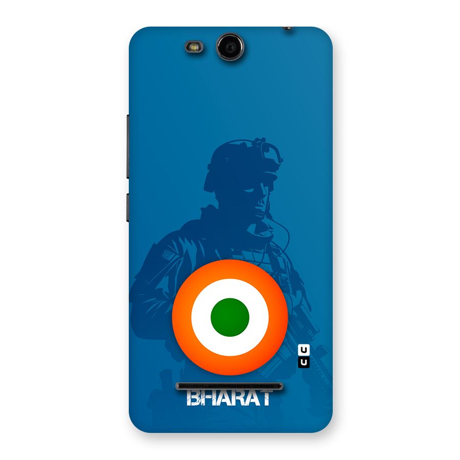 Bharat Commando Back Case for Canvas Juice 3 Q392