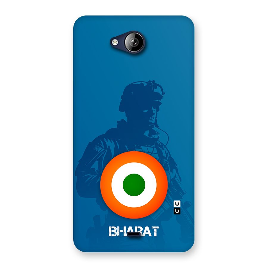 Bharat Commando Back Case for Canvas Play Q355