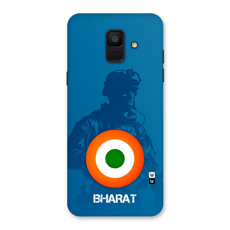 Bharat Commando Back Case for Galaxy A6 (2018)