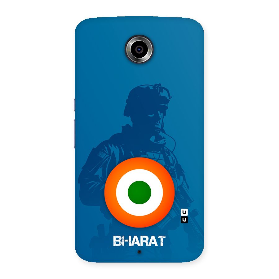 Bharat Commando Back Case for Google Nexus 6