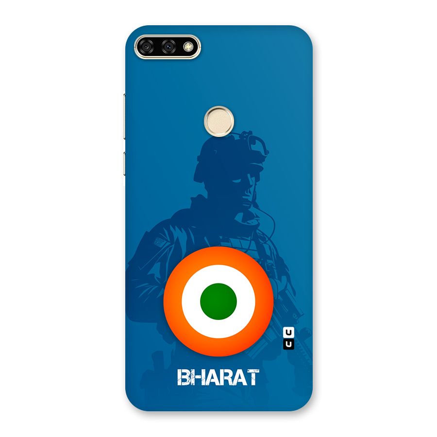Bharat Commando Back Case for Honor 7A