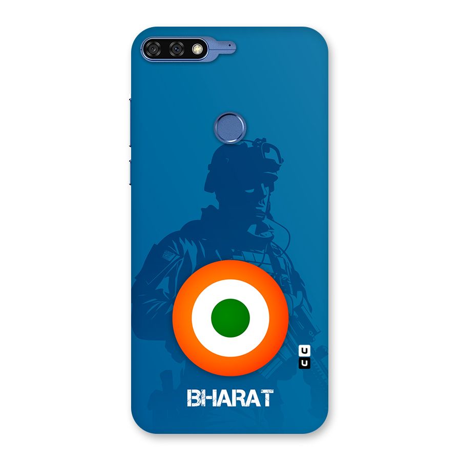 Bharat Commando Back Case for Honor 7C