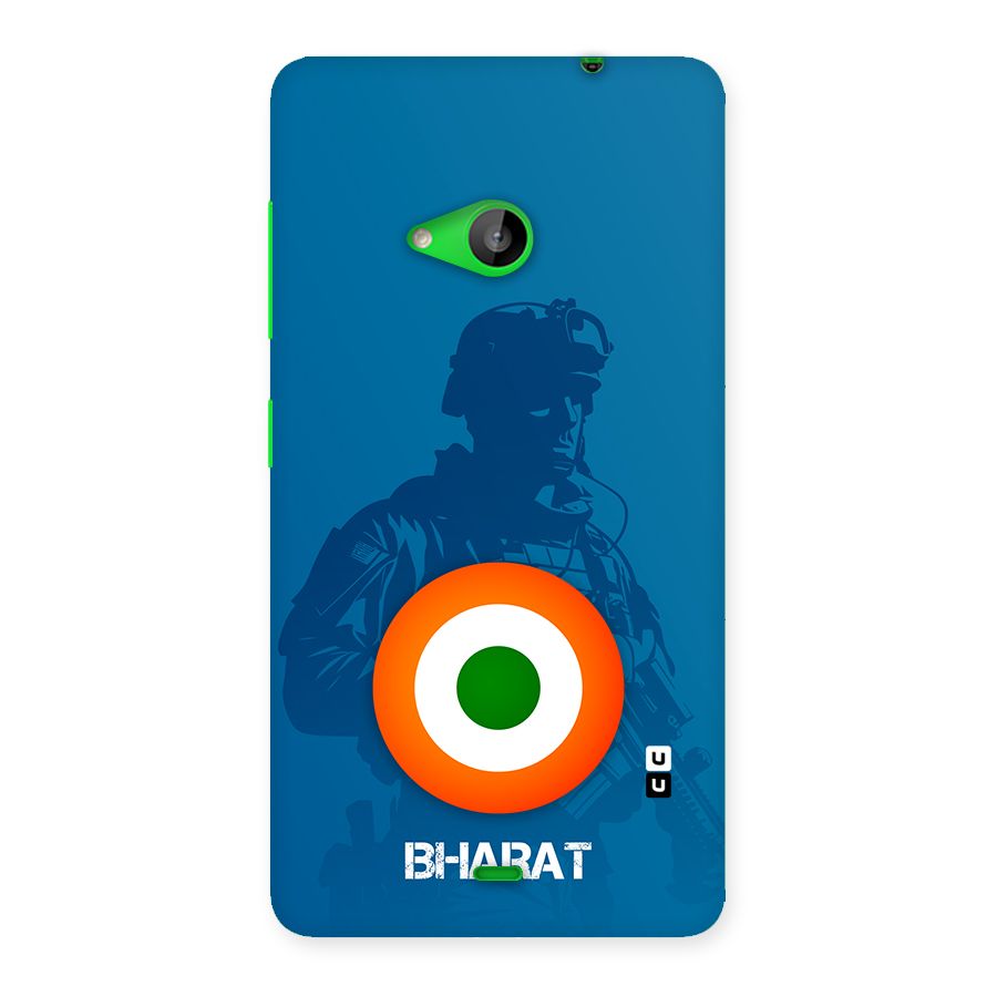 Bharat Commando Back Case for Lumia 535
