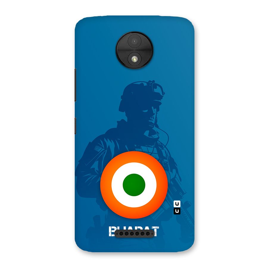 Bharat Commando Back Case for Moto C