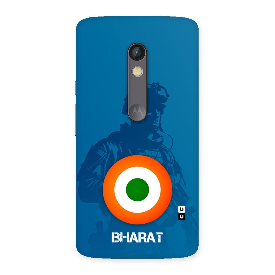 Bharat Commando Back Case for Moto X Play