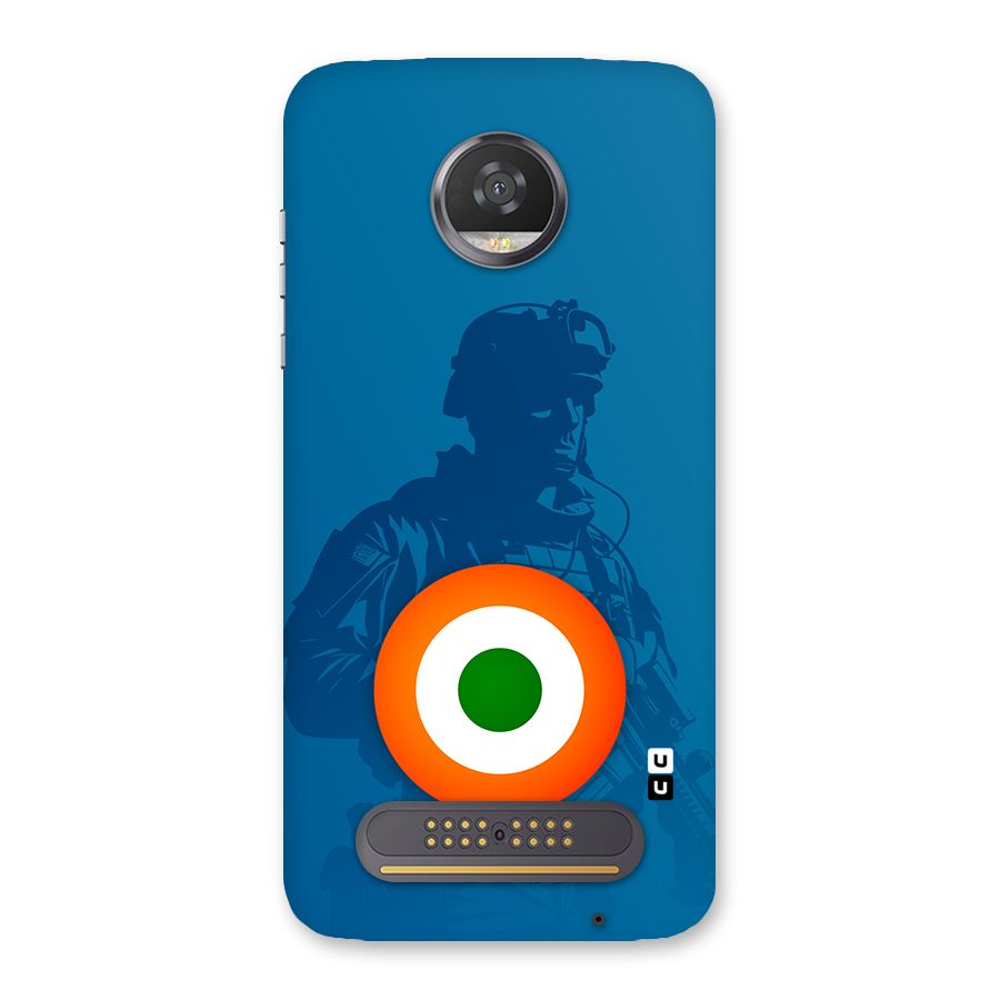 Bharat Commando Back Case for Moto Z2 Play