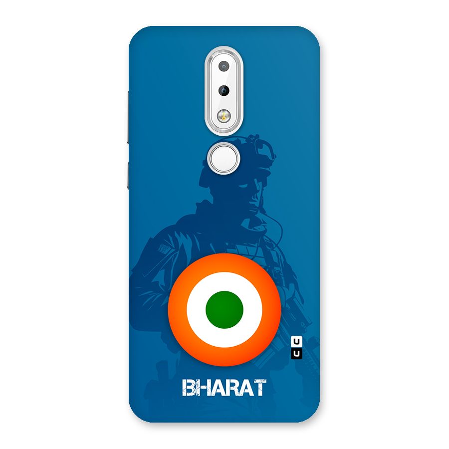 Bharat Commando Back Case for Nokia 6.1 Plus