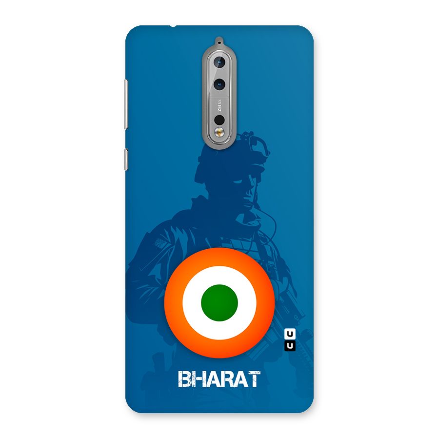 Bharat Commando Back Case for Nokia 8